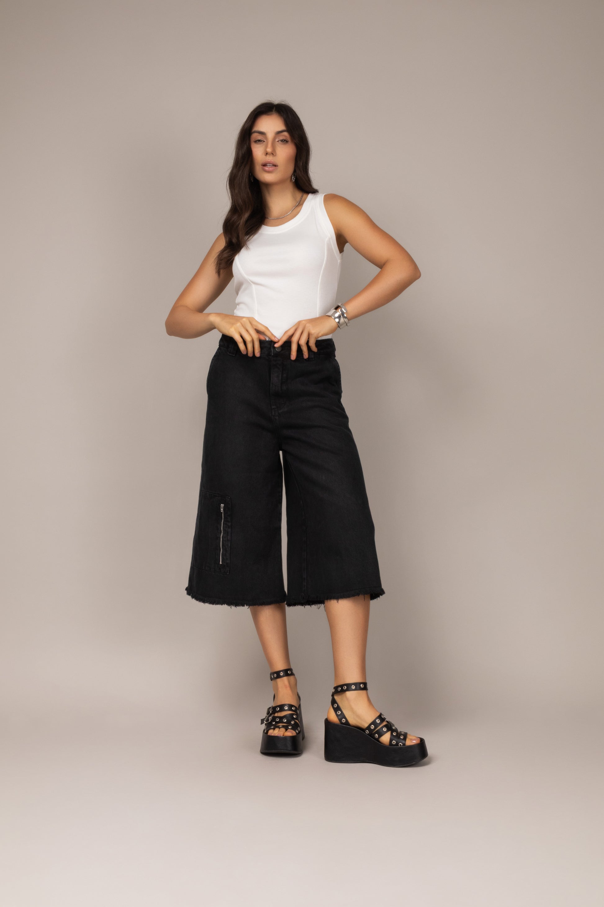Bermuda jorts jeans