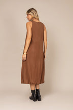 Vestido midi balonê