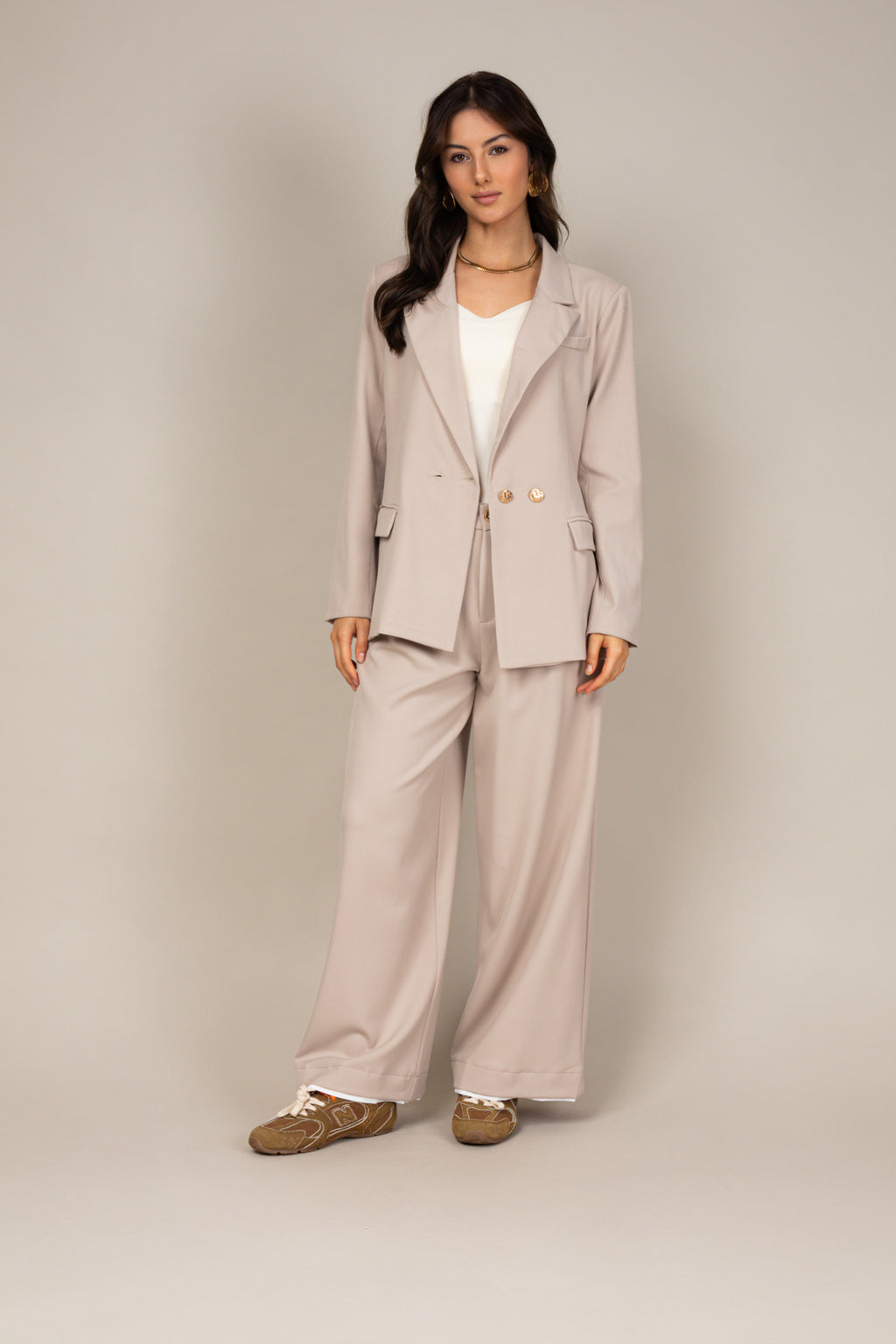 Calça de alfaiataria wide leg