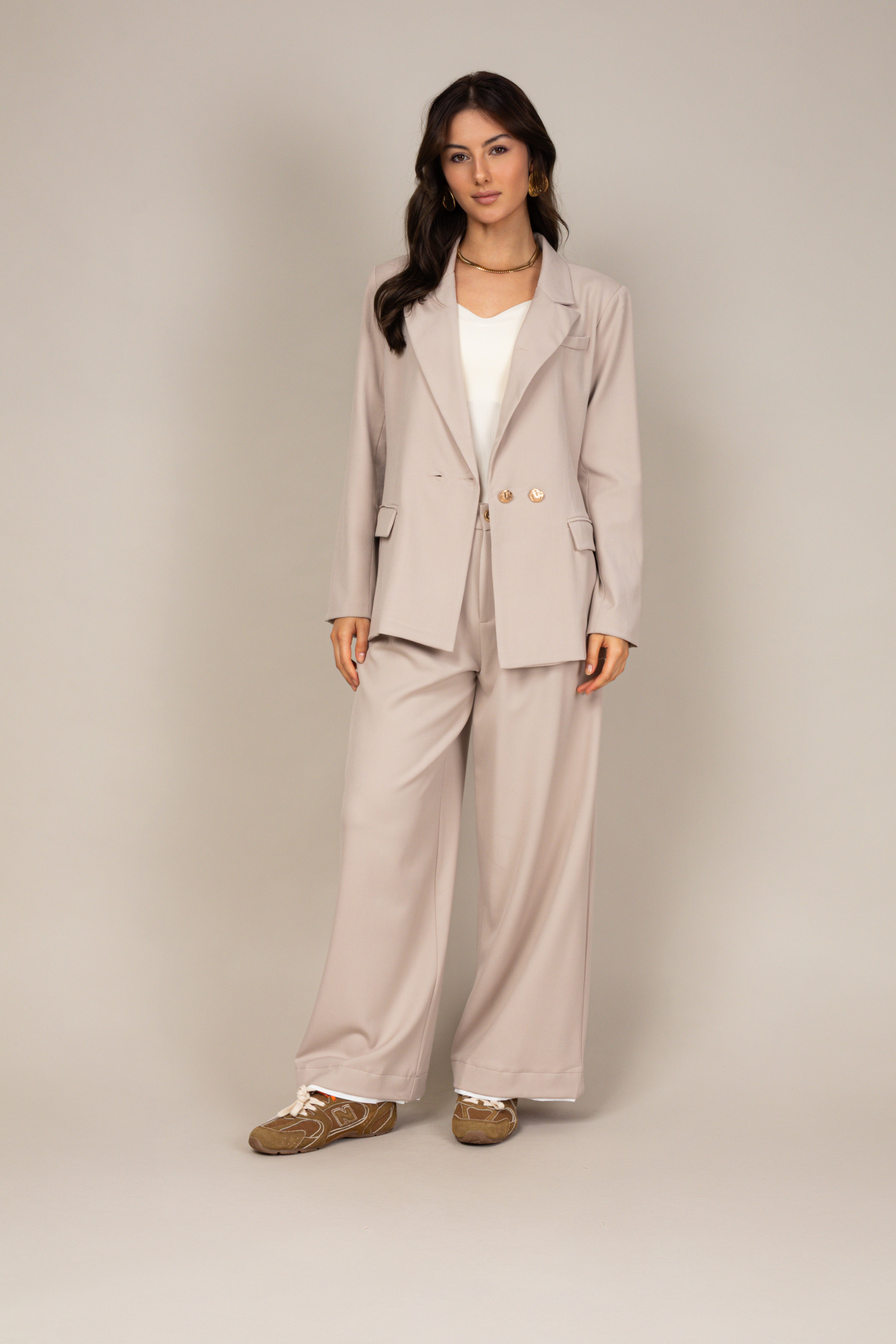 Calça de alfaiataria wide leg