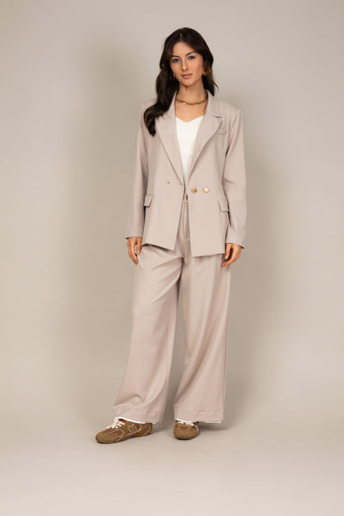Calça de alfaiataria wide leg