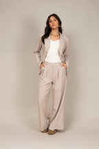 Calça de alfaiataria wide leg