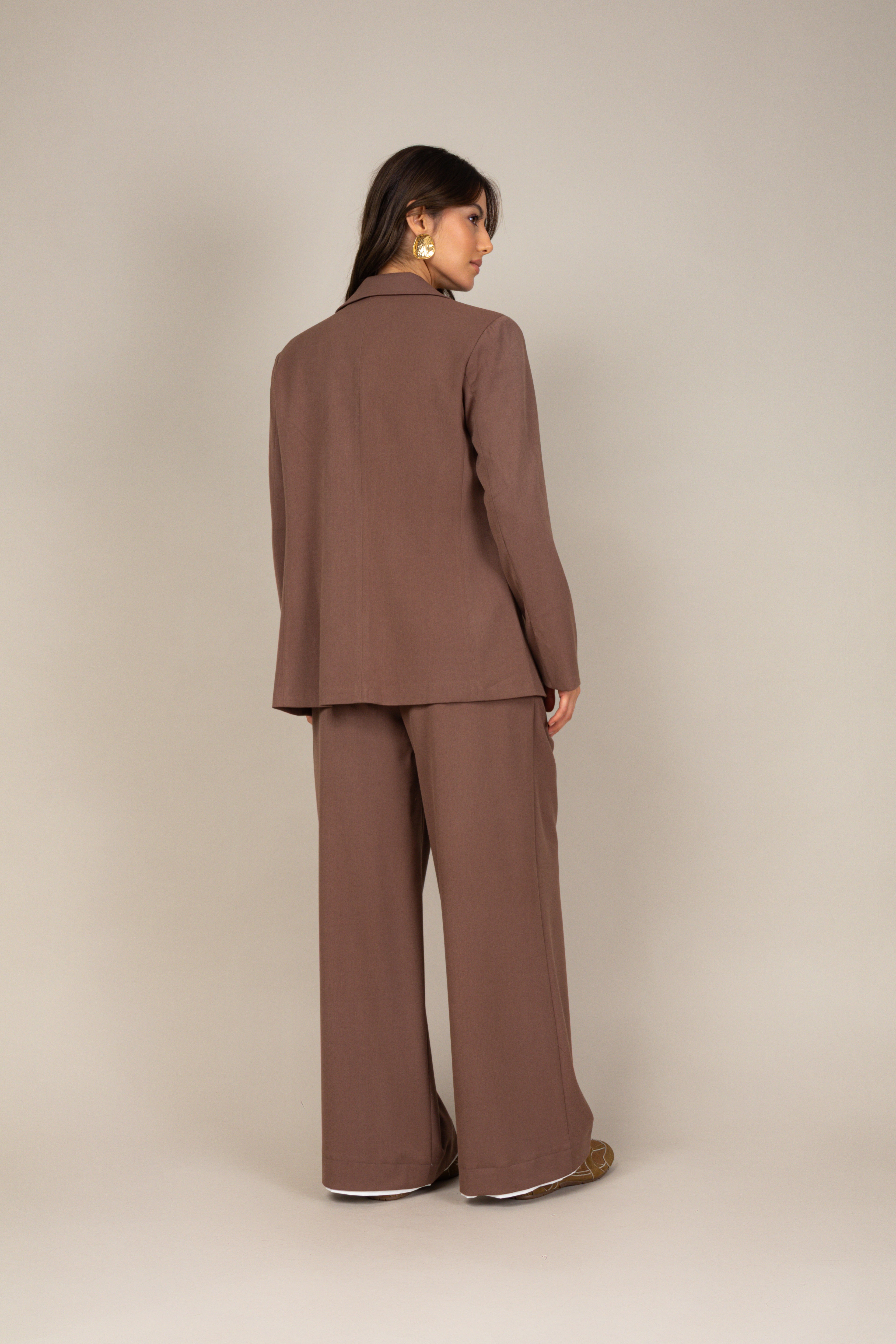 Calça de alfaiataria wide leg