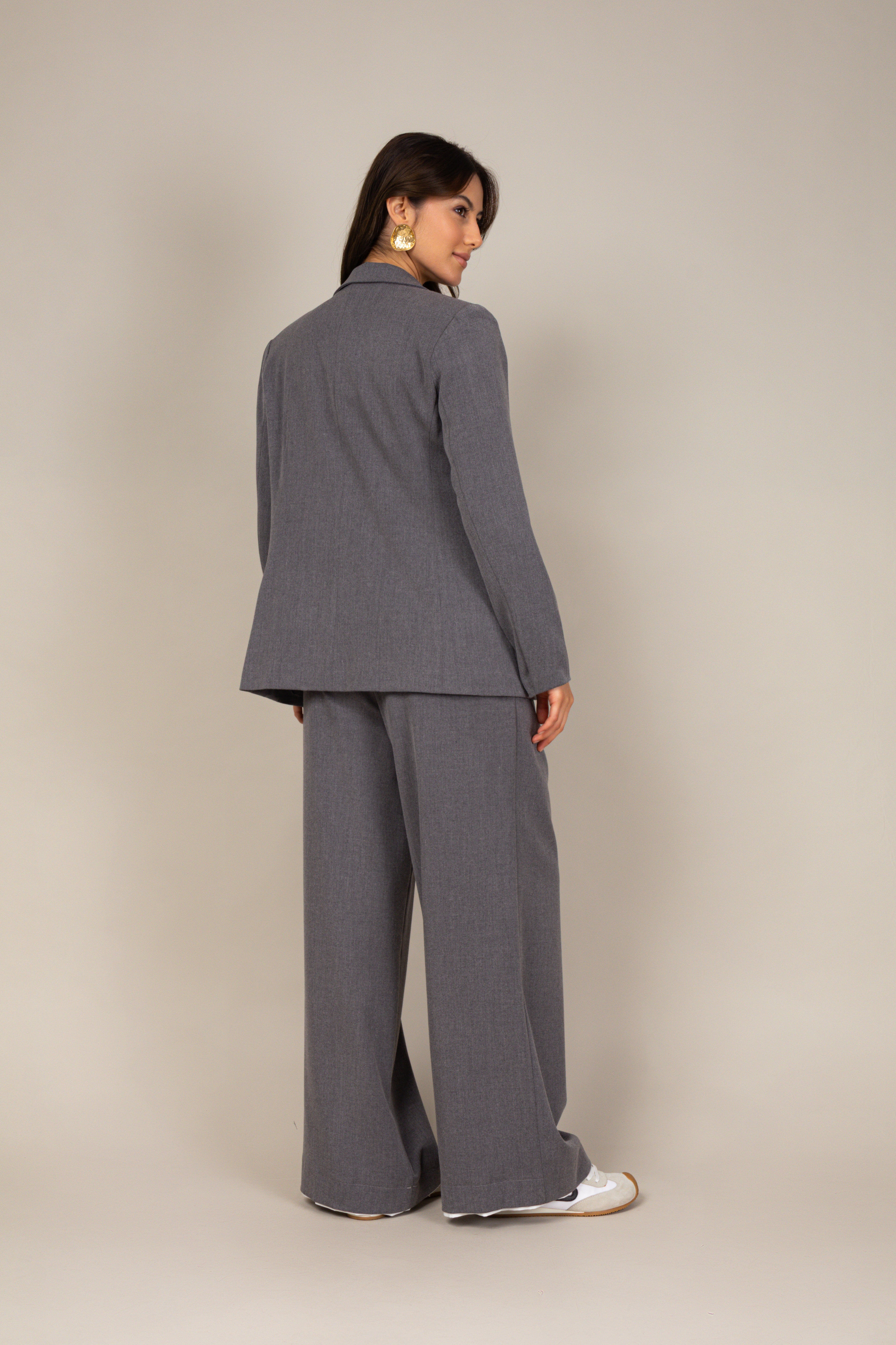 Calça de alfaiataria wide leg