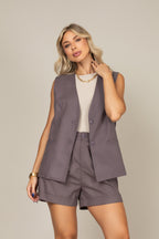 Shorts de alfaiataria