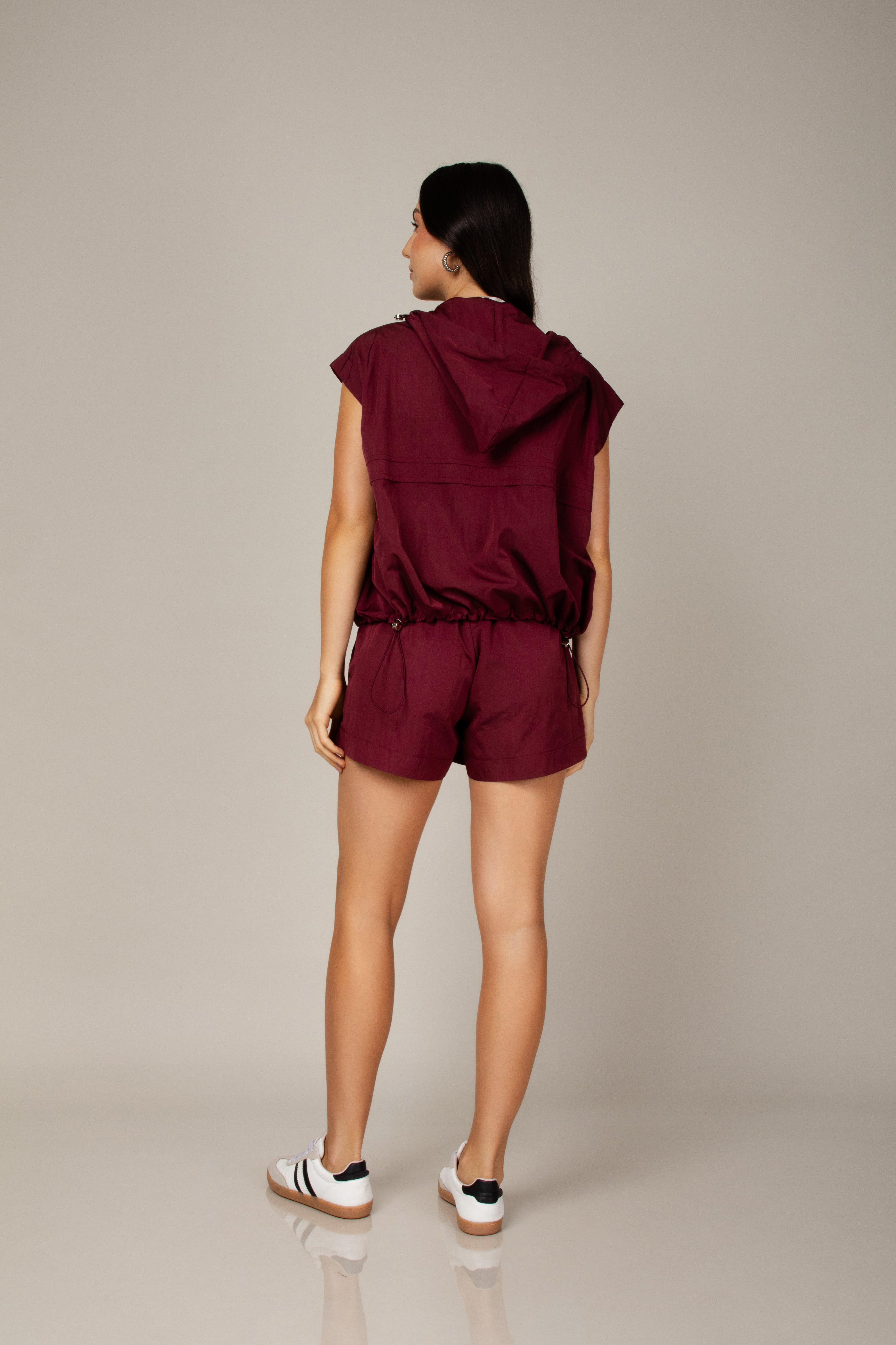 Conjunto de colete e shorts