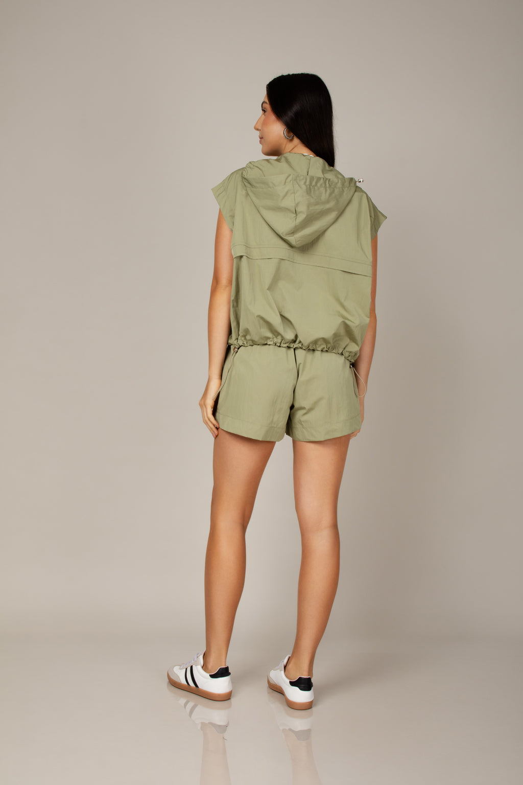 Conjunto de colete e shorts