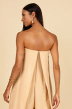 Macacão sem alça pantalona