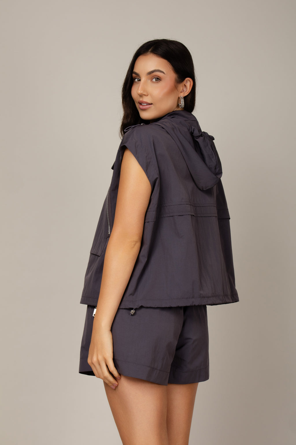 Conjunto de colete e shorts