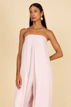 Macacão sem alça pantalona