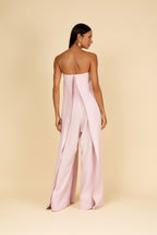 Macacão sem alça pantalona