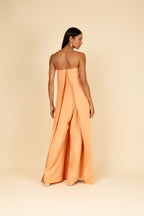 Macacão sem alça pantalona