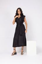 Chemise midi em linho