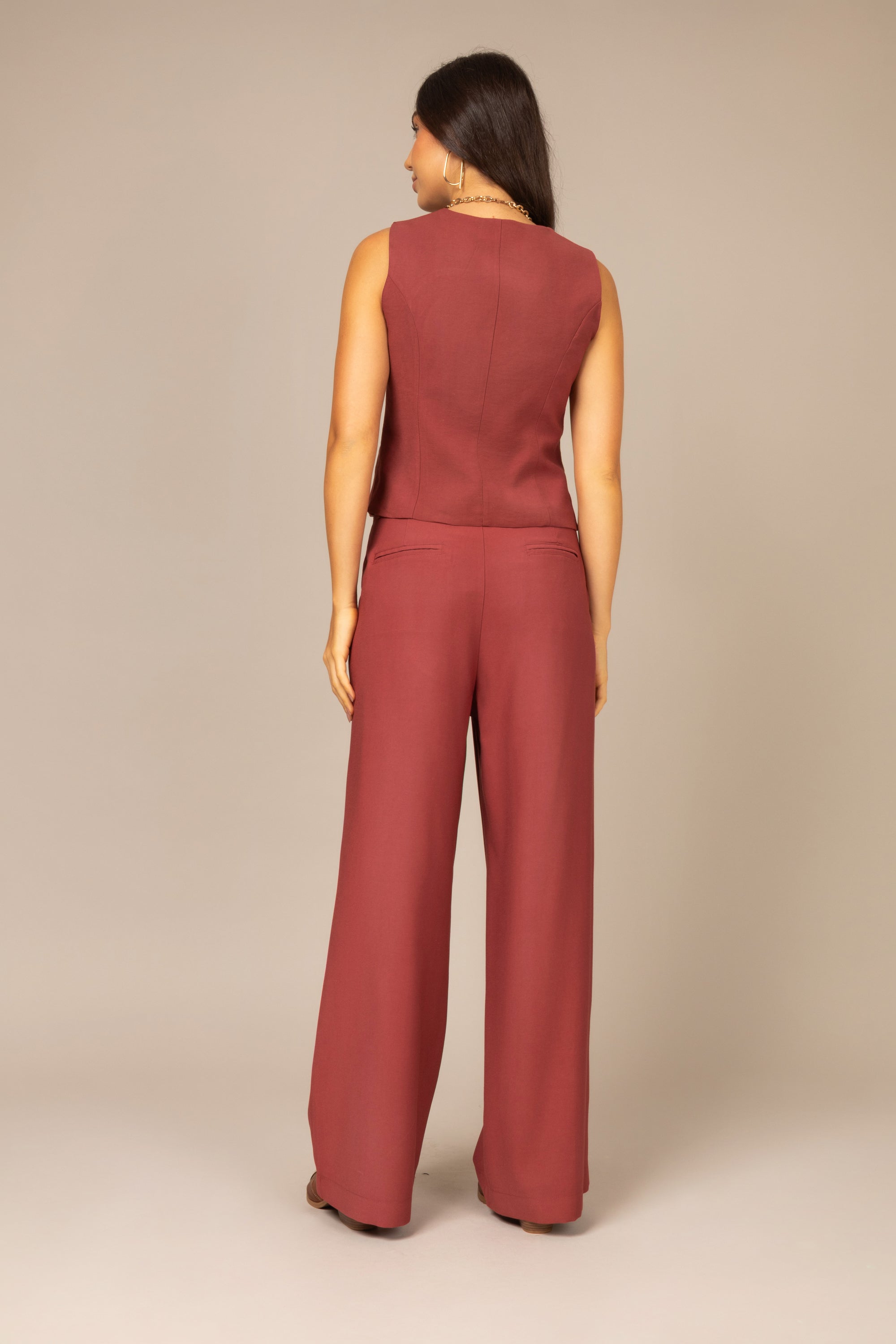 Calça pantalona alfaiataria