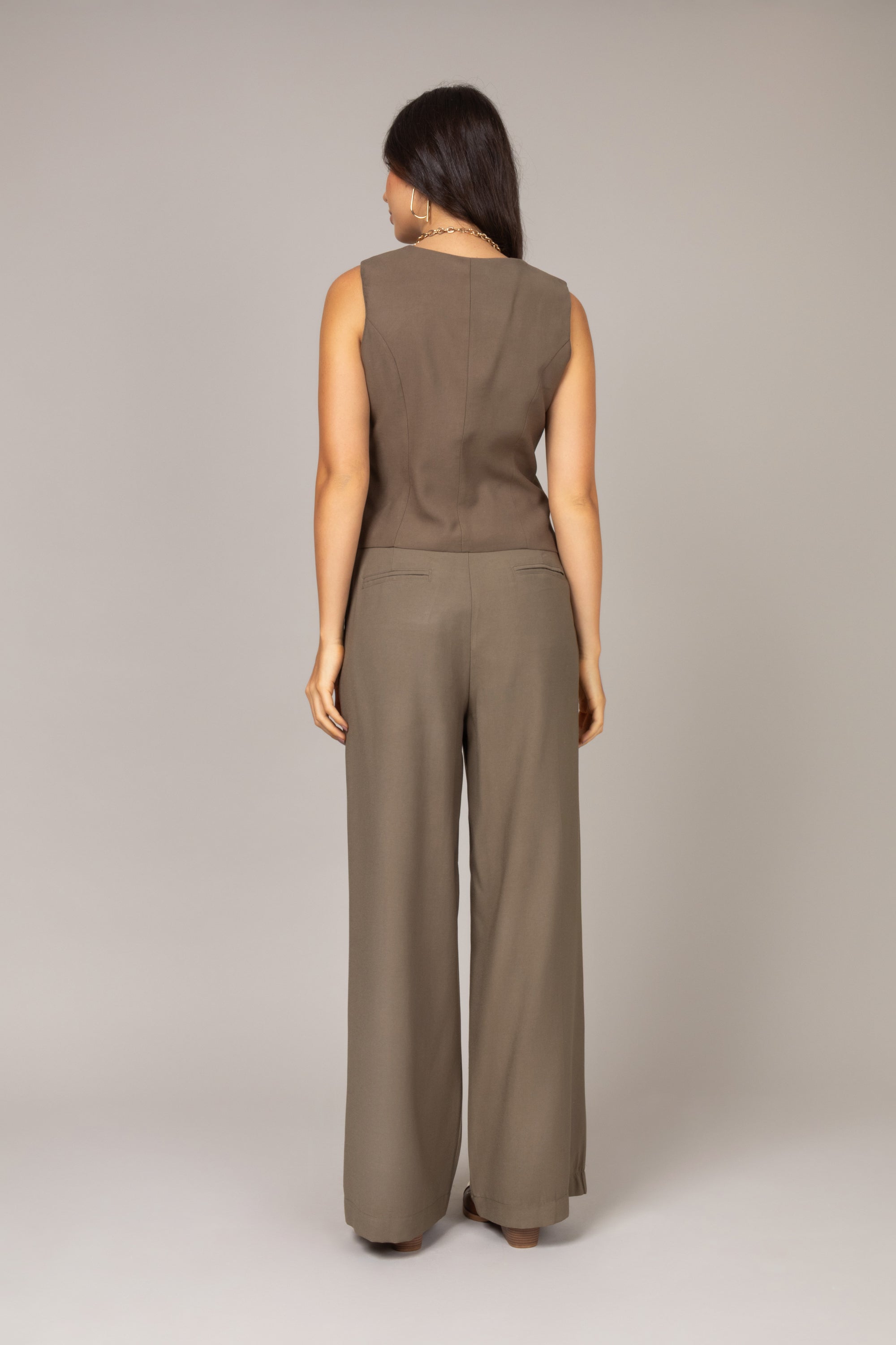 Calça pantalona alfaiataria