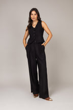 Calça pantalona alfaiataria