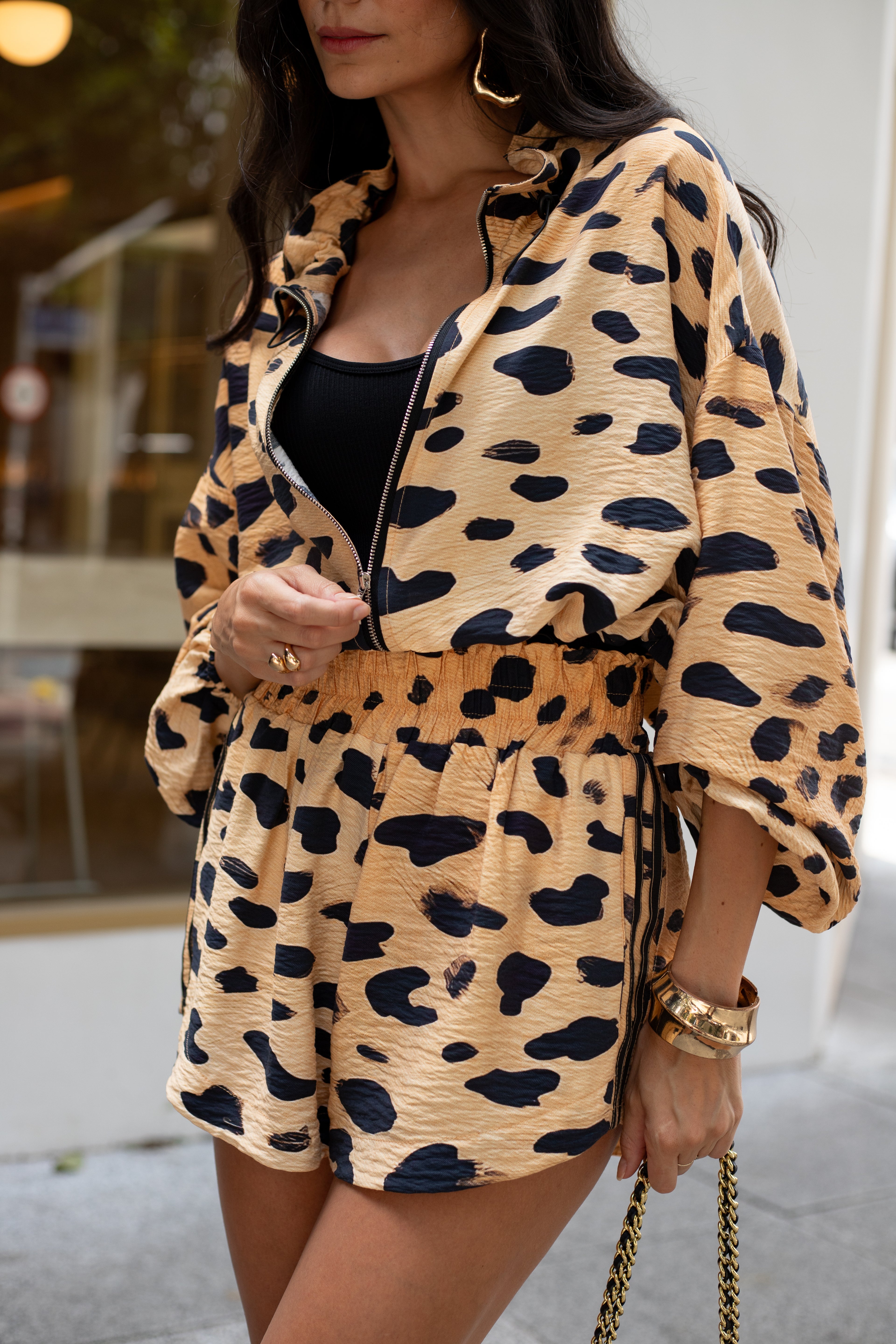 Conjunto animal print