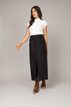 Blusa cashmere com pregas laterais