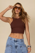 Cropped ribana regata halter
