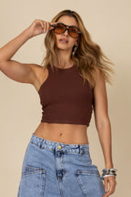 Cropped ribana regata halter
