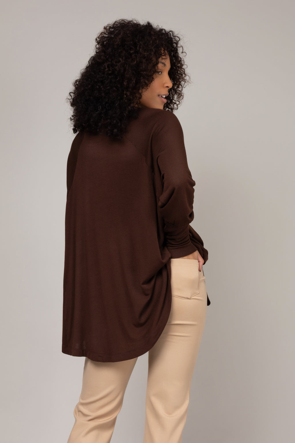 Blusa manga longa
