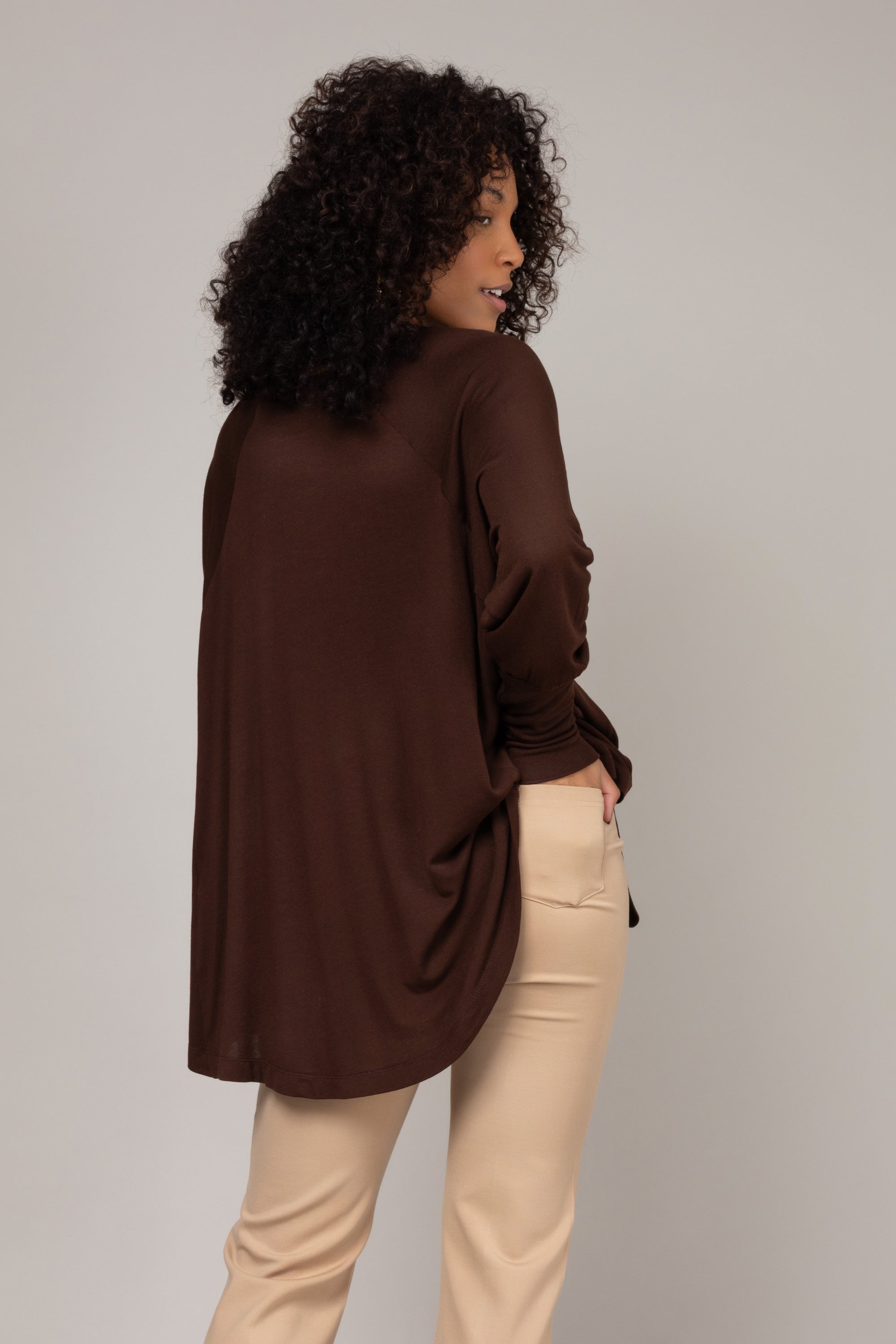 Blusa manga longa