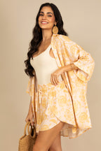 Conjunto kimono e short transpassado