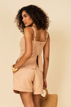 Conjunto peplum com shorts