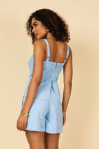Conjunto peplum com shorts