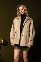 Parka com bolsos utilitários