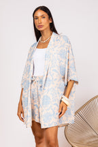 Conjunto kimono e short transpassado