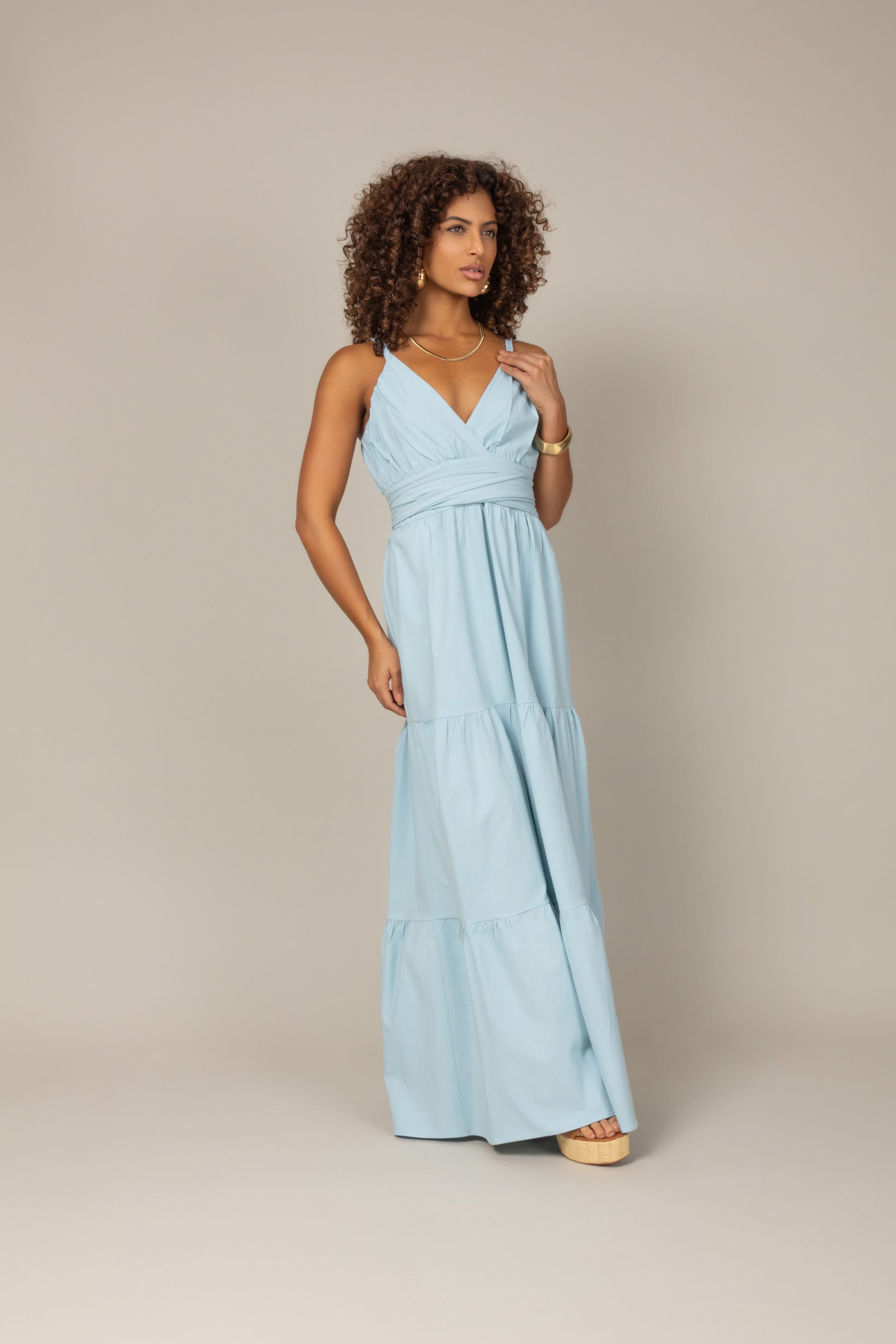 Vestido longo ardísia