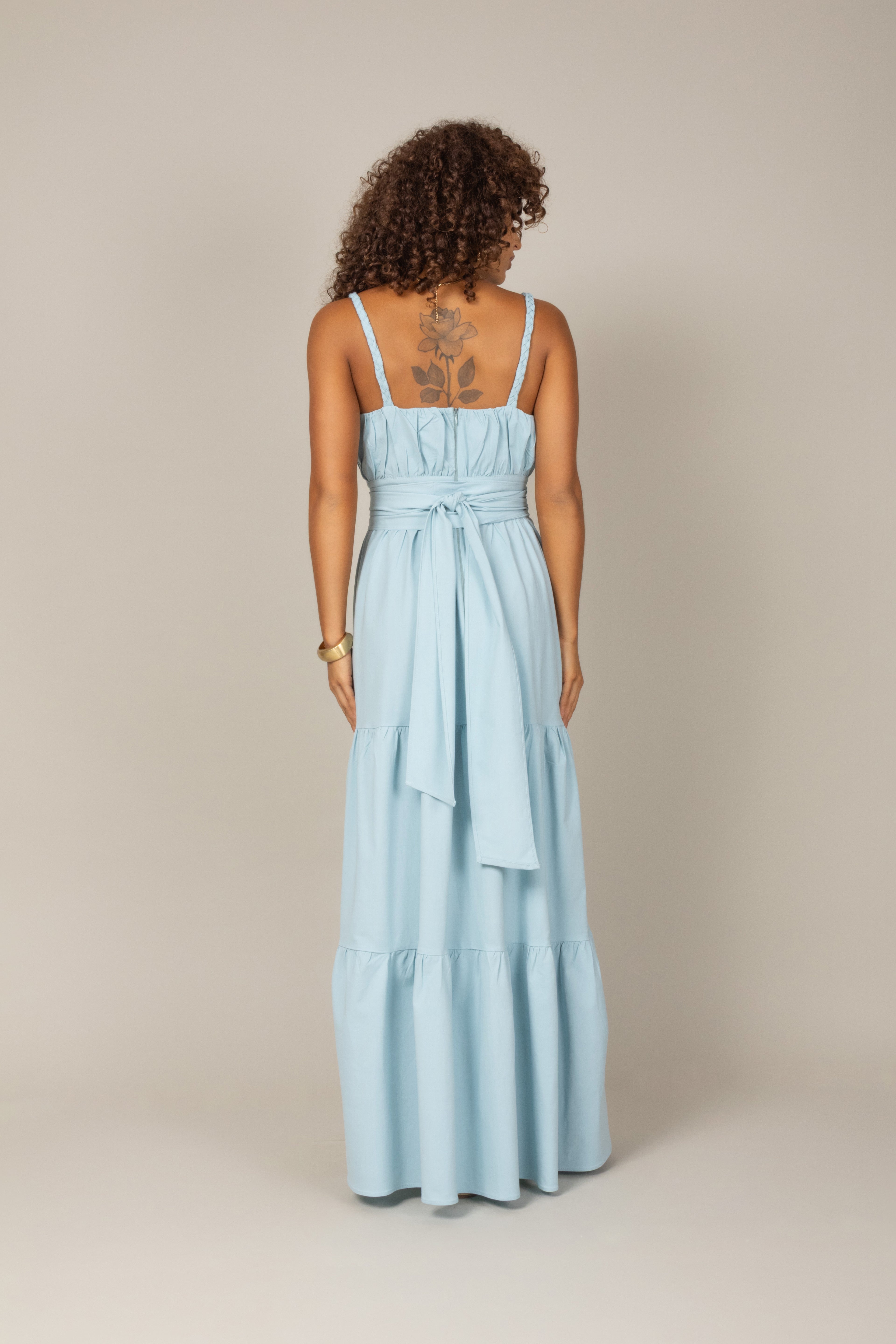 Vestido longo ardísia