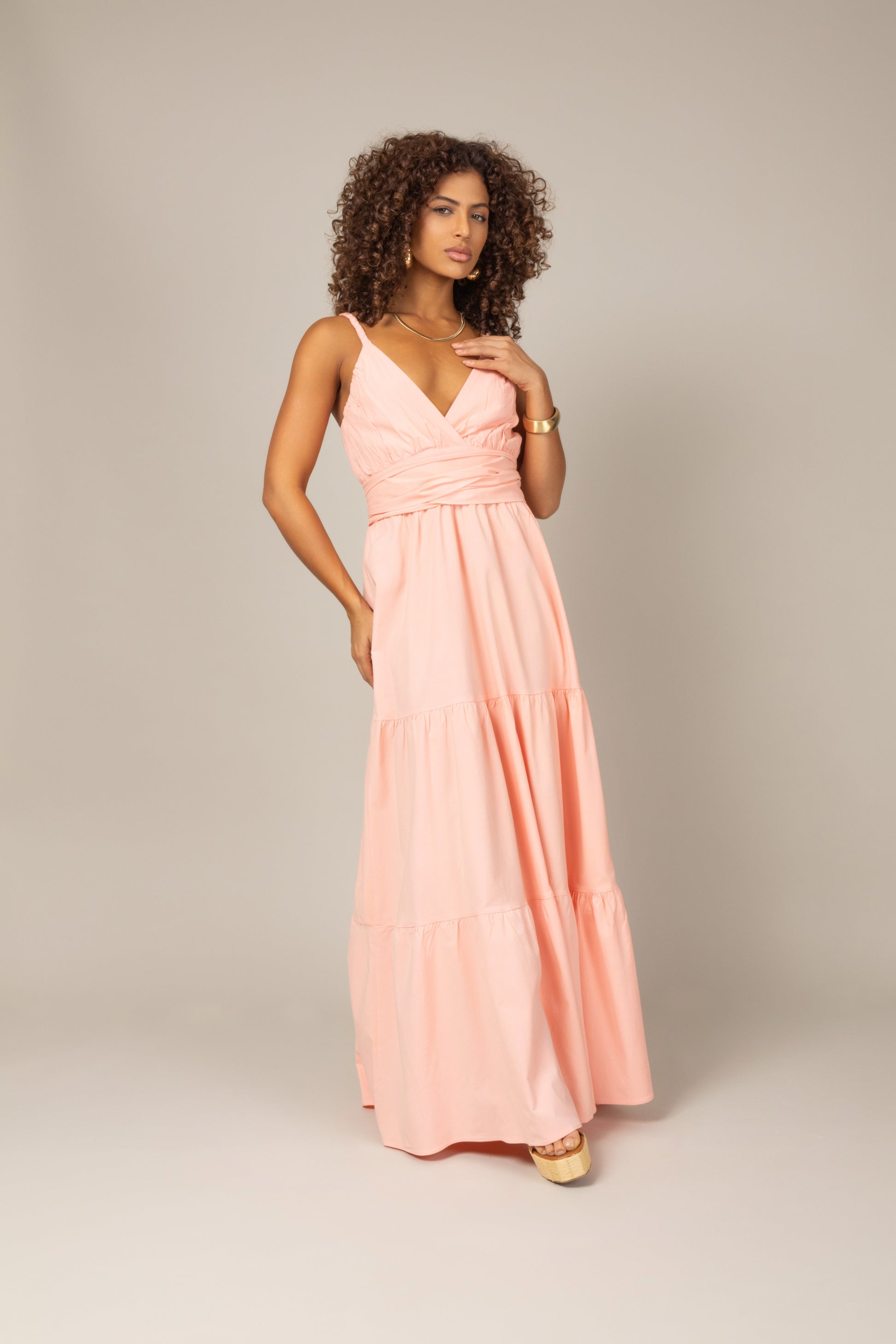 Vestido longo ardísia