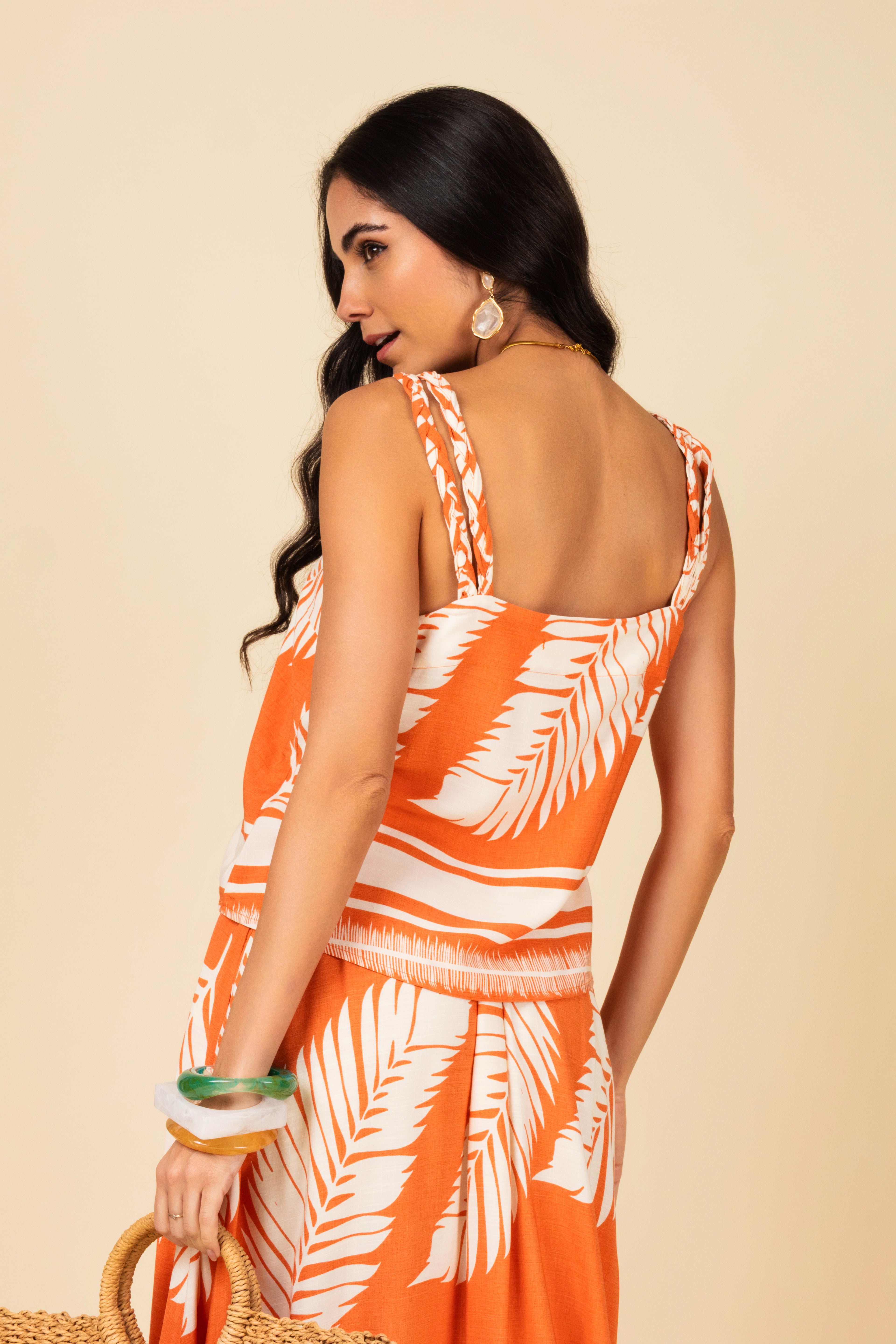 Conjunto estampa tropical