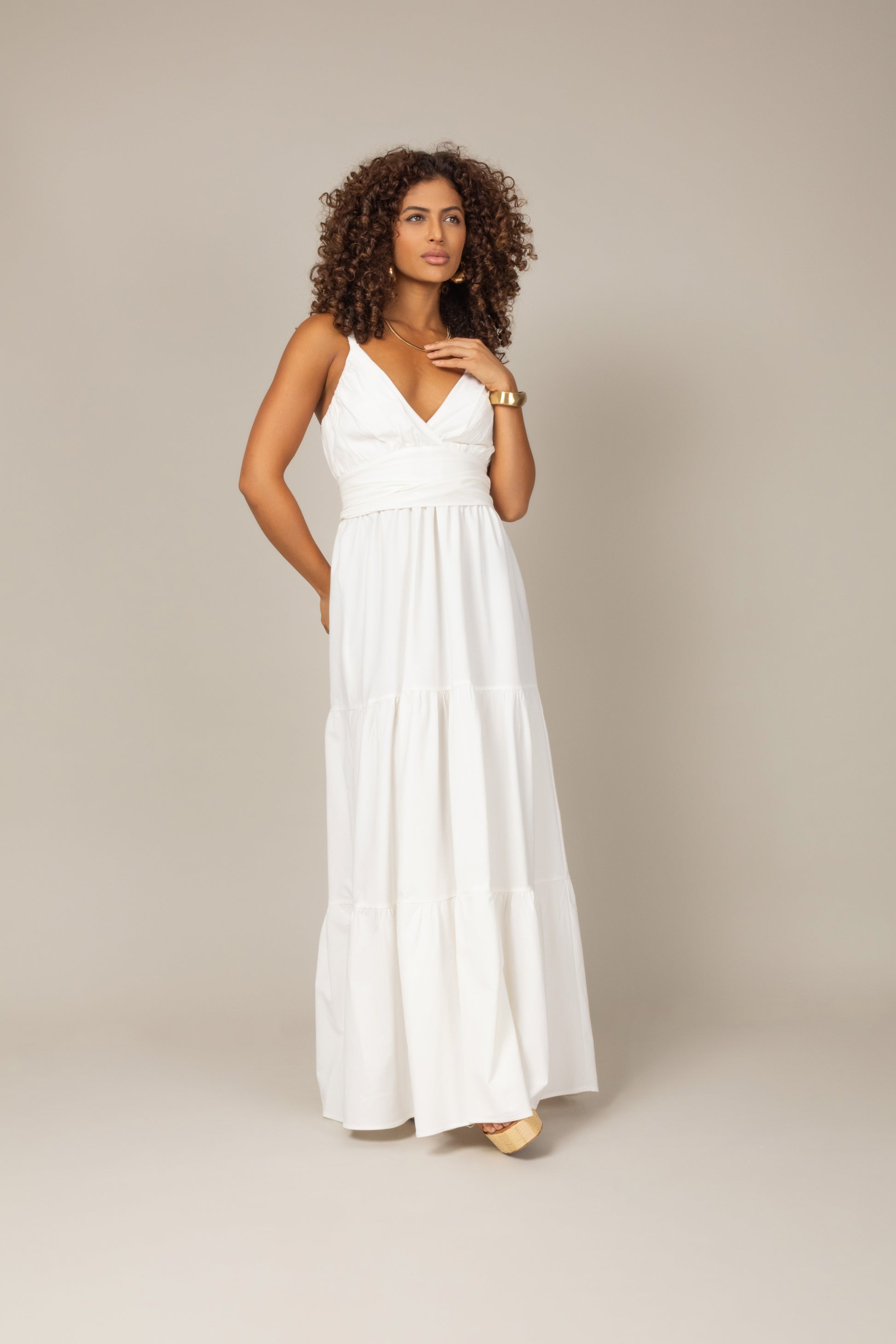 Vestido longo ardísia