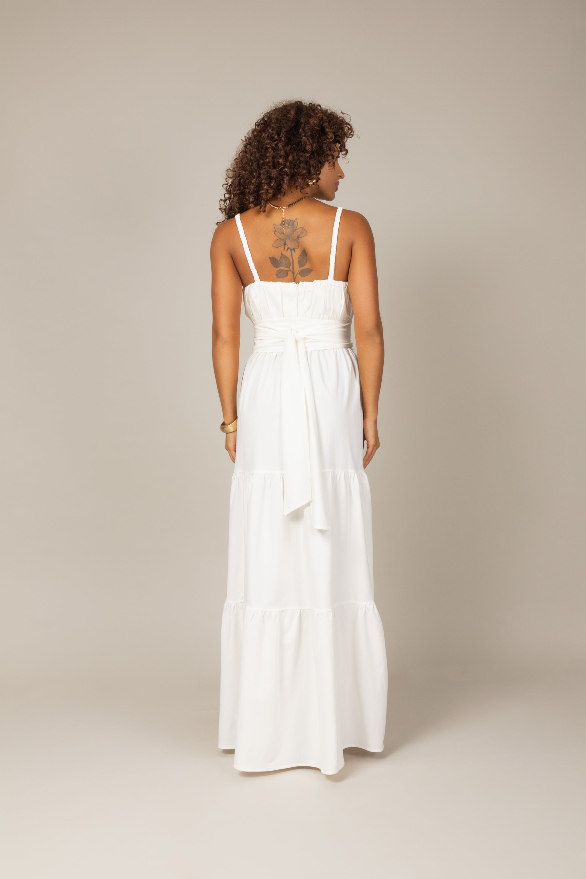 Vestido longo ardísia