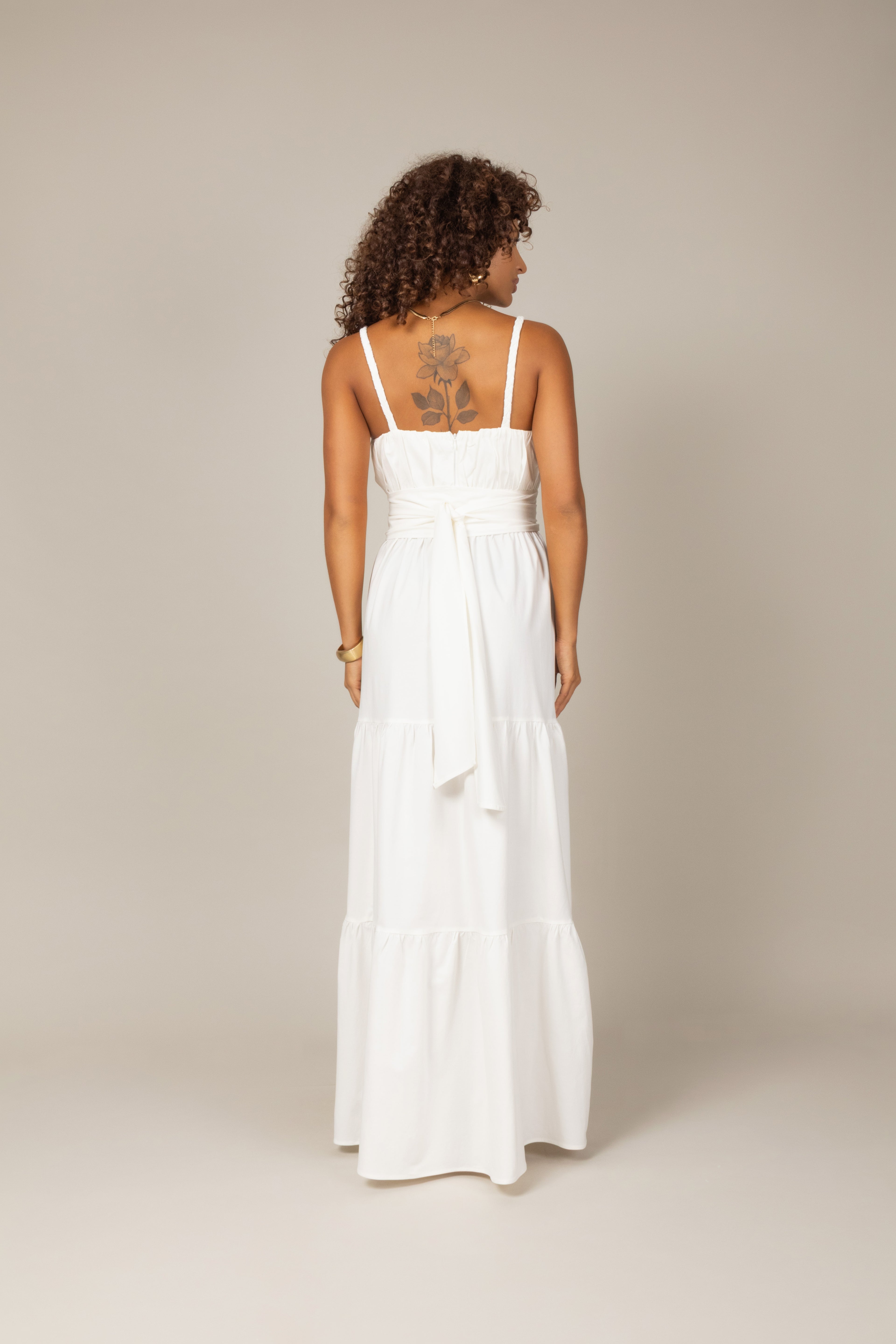 Vestido longo ardísia