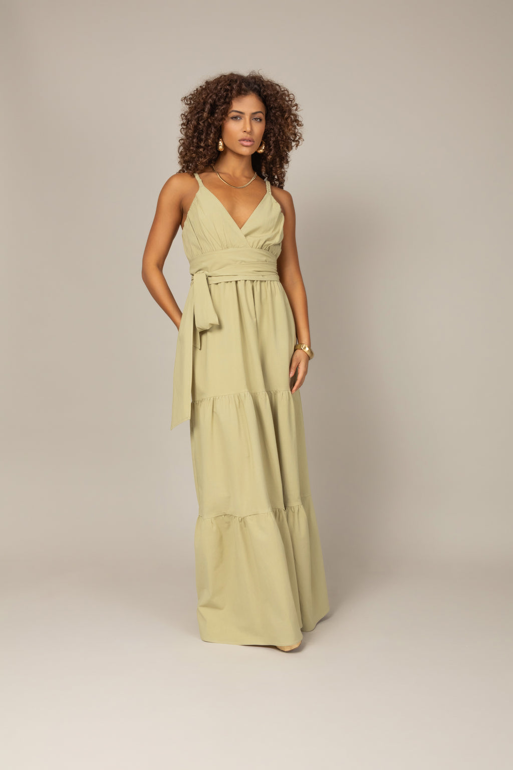 Vestido longo ardísia
