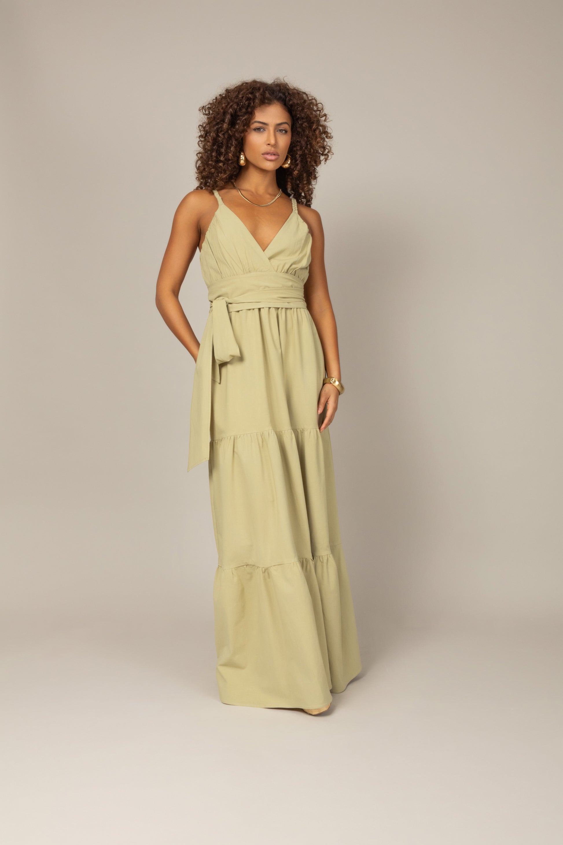 Vestido longo ardísia