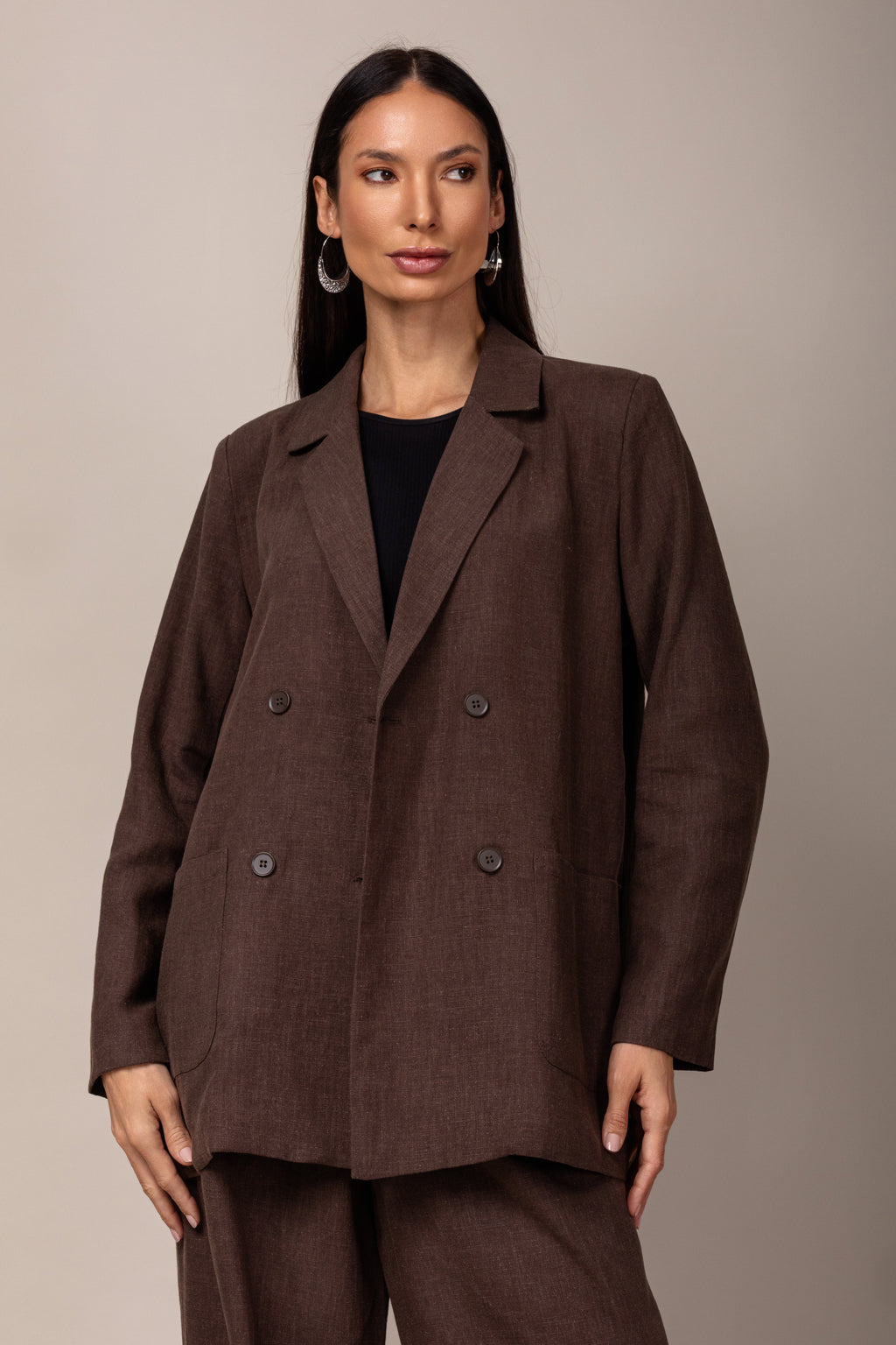 Max Blazer em linho