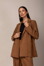 Max Blazer em linho