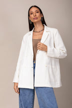 Max Blazer em linho