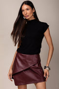 Blusa cashmere franzido lateral