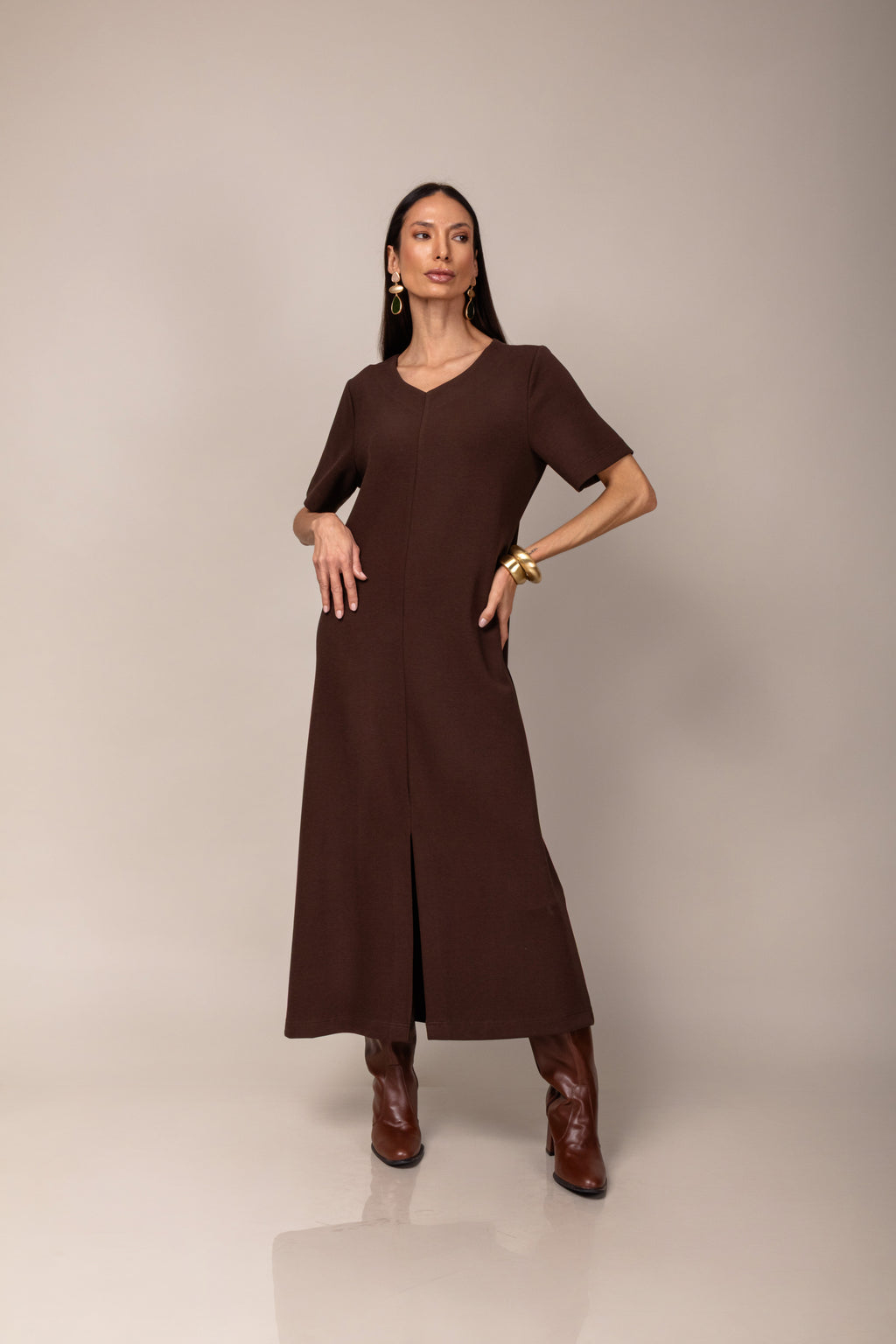 Max vestido em malha