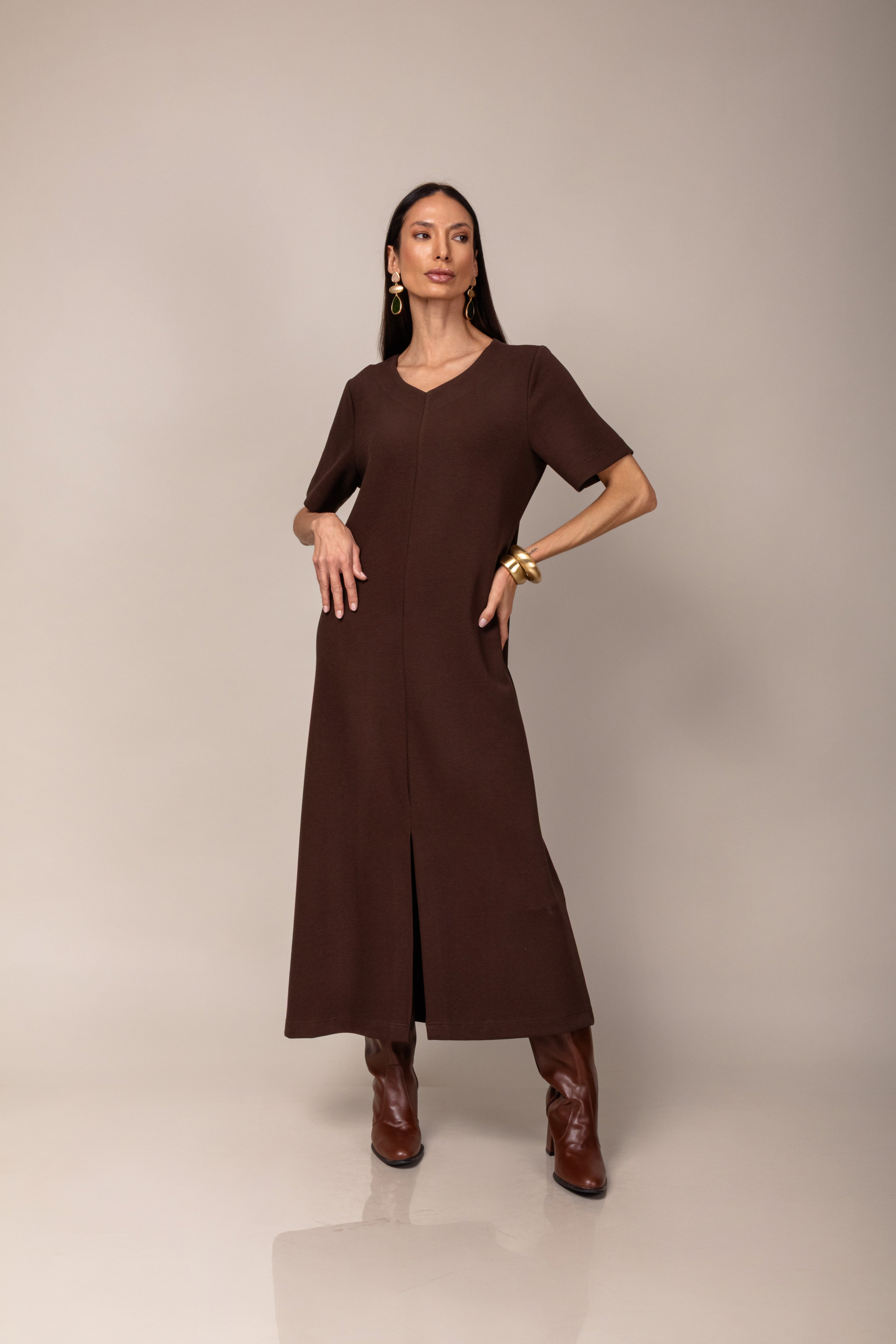 Max vestido em malha