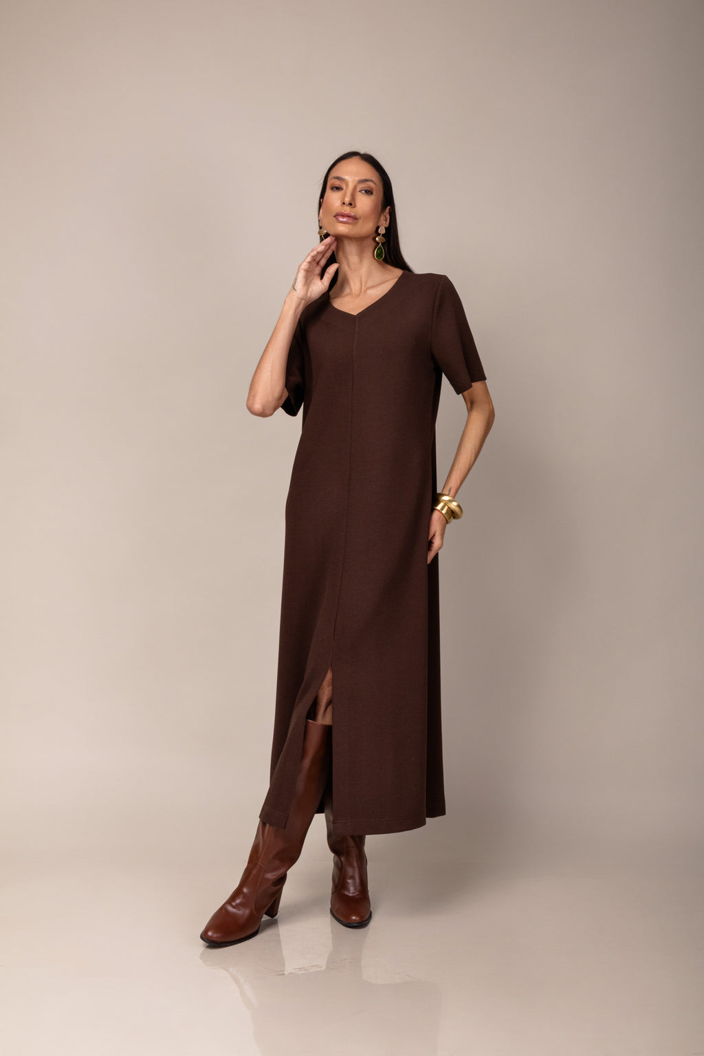 Max vestido em malha