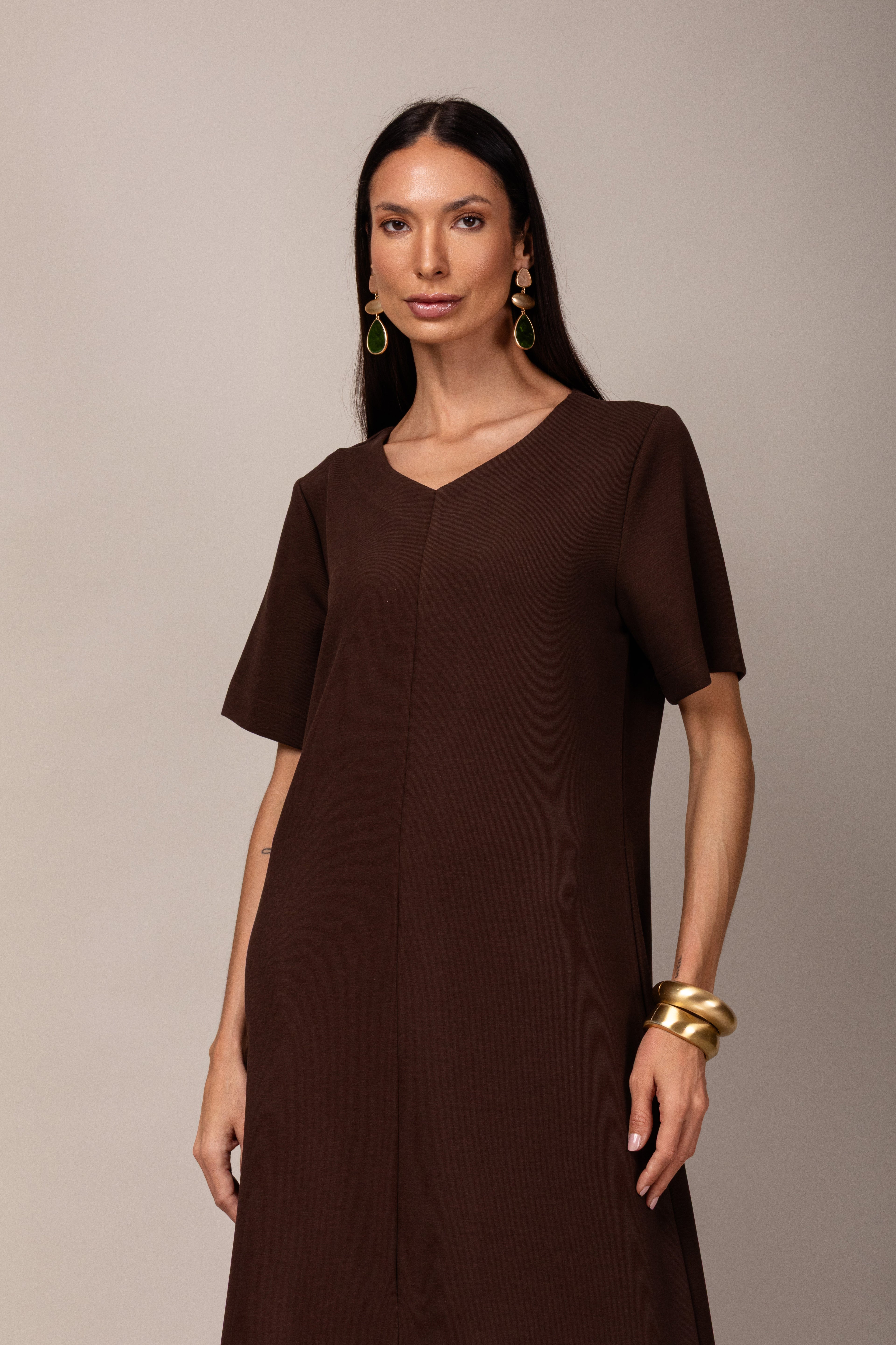 Max vestido em malha