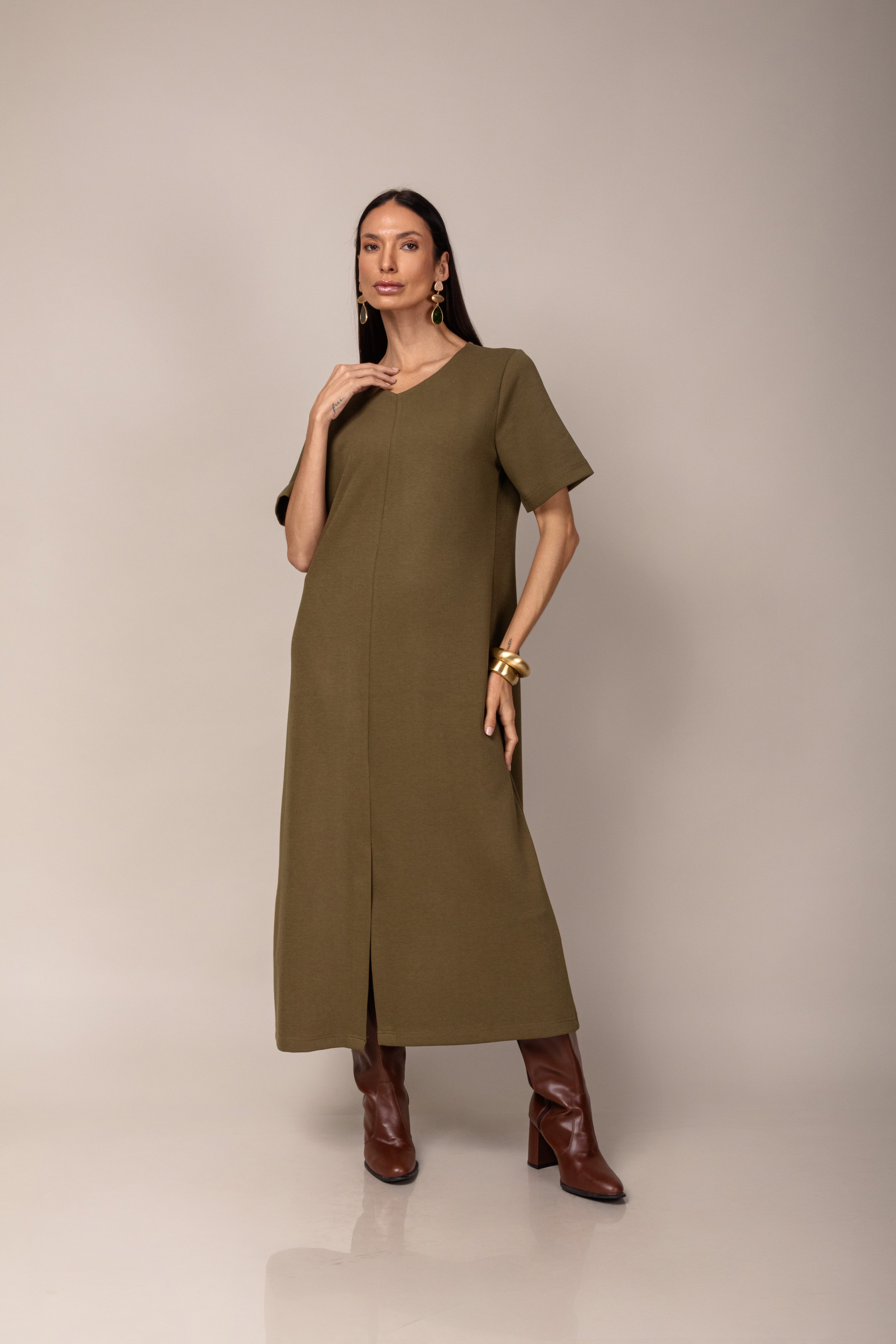 Max vestido em malha