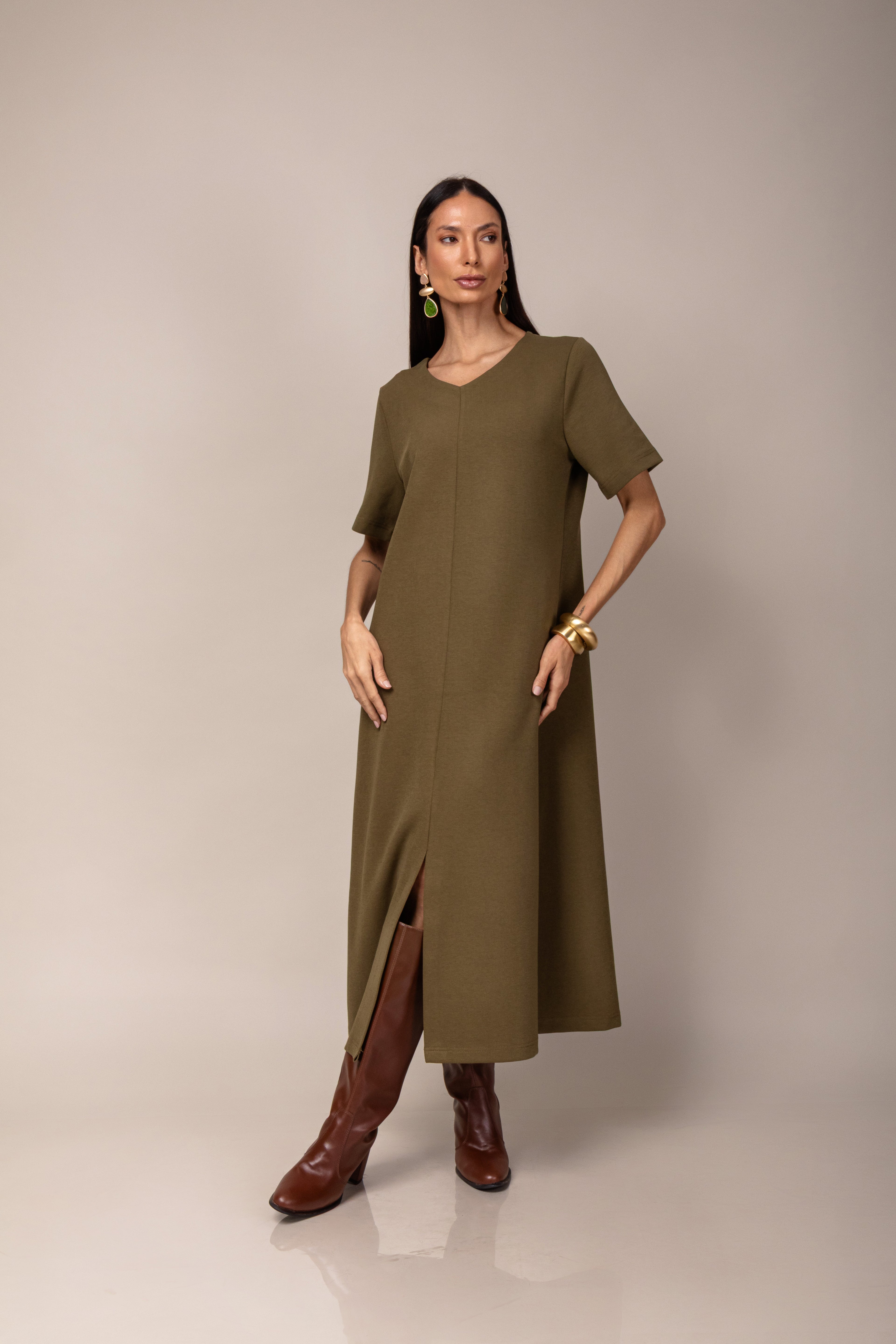 Max vestido em malha